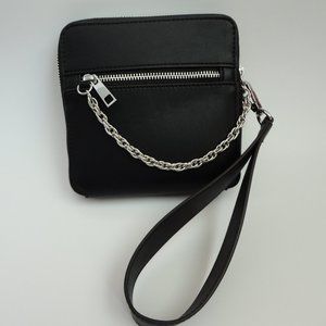 Worthington Black Wristlet Bag with Chain